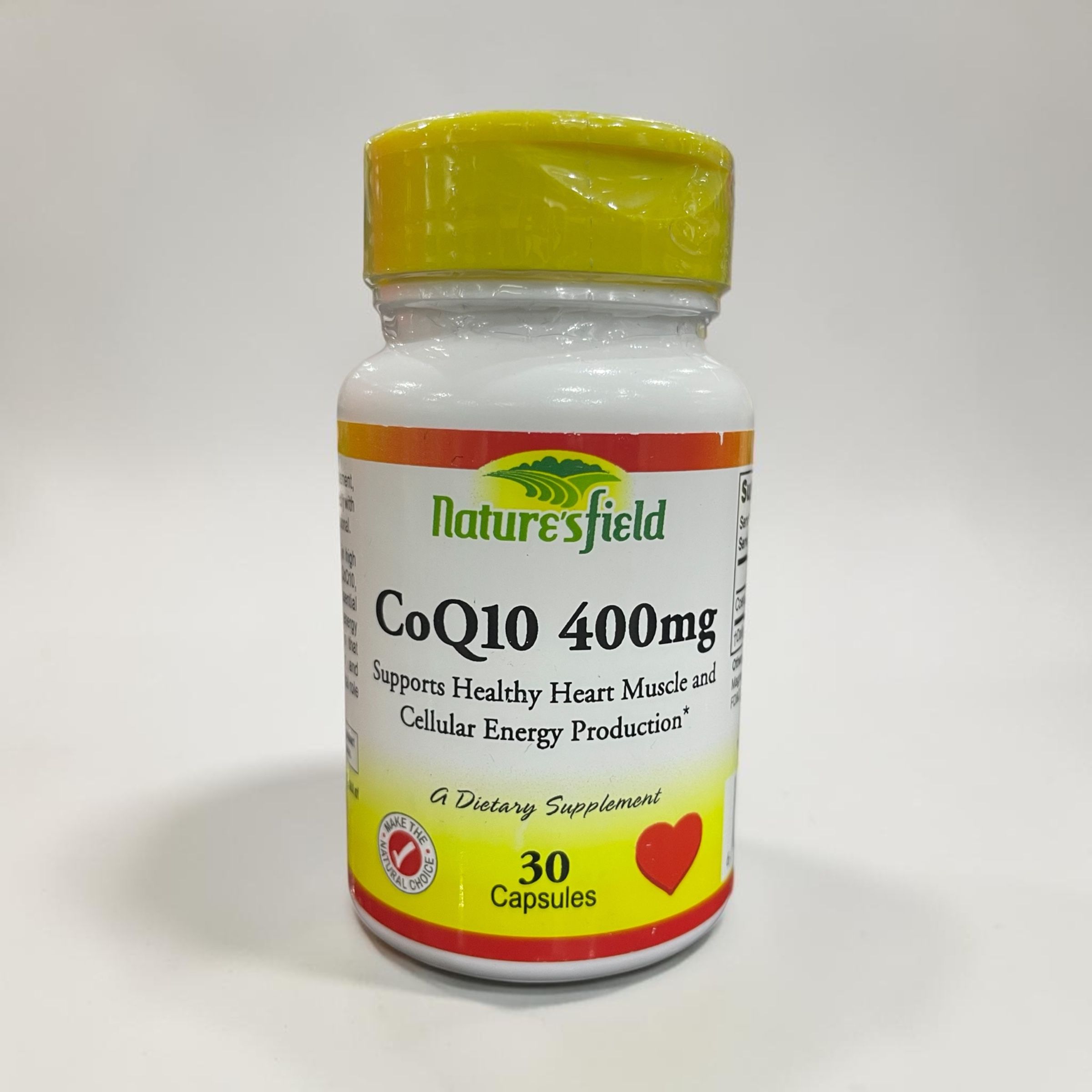NATURES FIELD COQ10 400MG CAPS X30